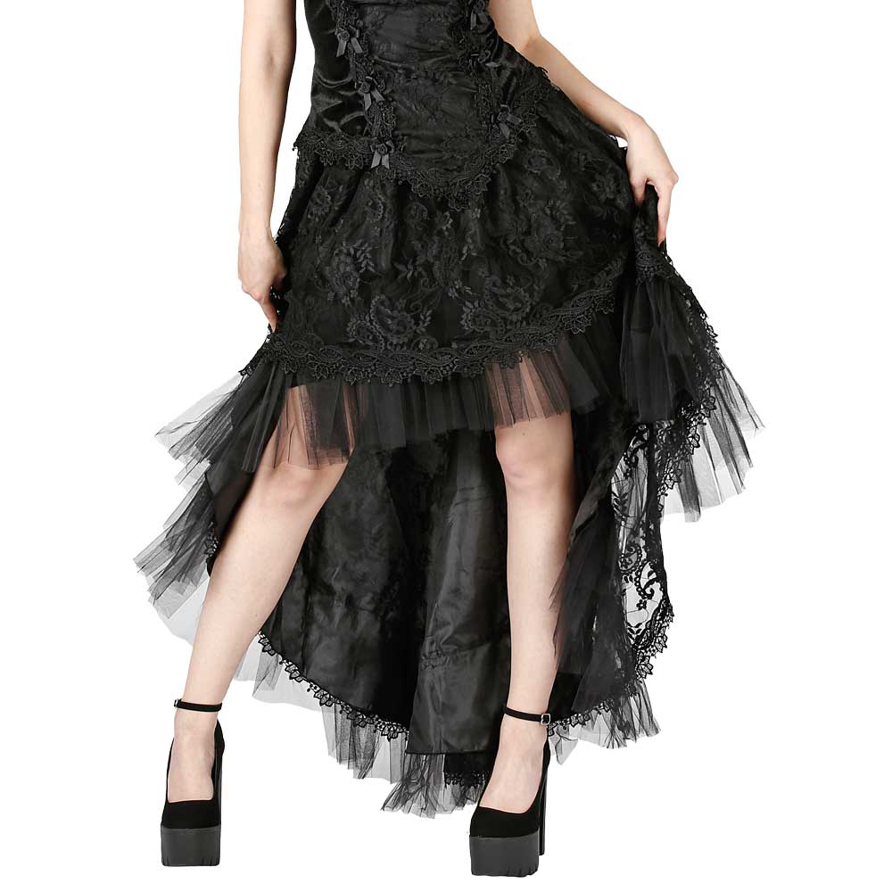 Sinister - 1020 Lange rok - Zwart Product image